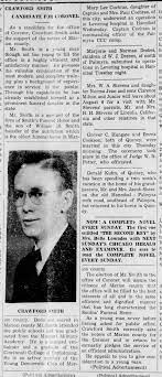 He has 28 years of experience. Crawford Smith Jul 29 1936 Newspapers Com