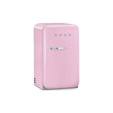Made of deep drawn sheet steel they come in seven gorgeous colours: Smeg Minibar 50 S Retro Style Pink Tattahome