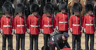 Whats the deal with british military uniforms. Queen S Guards Try To Beat The Heat As Temperatures Soar Cbs News