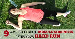 muscle soreness after a hard run