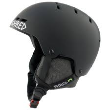 Shred Bumper Noshock Ski Helmet Grey Green S