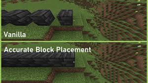 accurate block placement reborn
