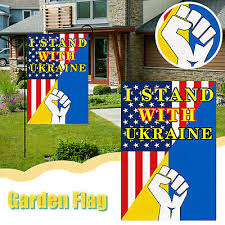 Ukraine Garden House Flags Home For