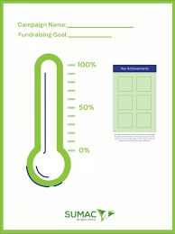 free fundraising thermometer silent