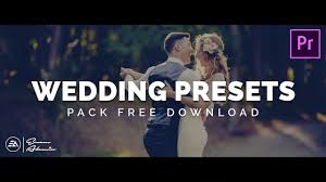 free wedding color presets pack for