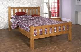 solid pine single bed frame wooden