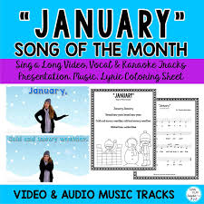 january winter action song poem and