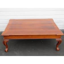 Gently used, vintage, and antique ethan allen coffee tables. Flame Mahogany Ball And Claw Feet Vintage Coffee Table By Ethan Allen Chairish