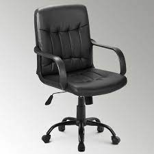 I love the casters and they are very stable. Small Office Chair Leather Task Computer Desk Swivel Executive Adjustable Black Ebay