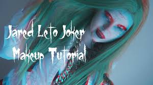 jared leto joker makeup tutorial