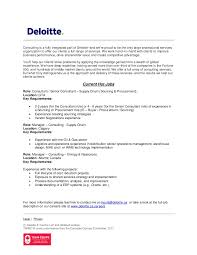 Cover Letter For Deloitte              