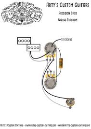 Support > knowledge base (faq, diagrams, etc.) > Wiring Harness Precision Bass Arty S Custom Guitars