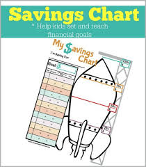 This Printable Savings Chart For Kids Will Visually Help