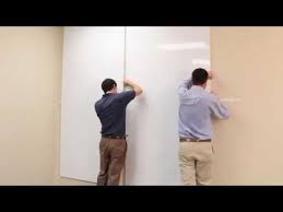 Install Removable Whiteboard Panels