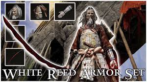 White Reed Armor Set - Okina Mask - Rivers of Blood Katana - YouTube