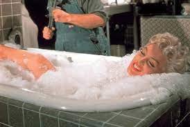 A part in the faucet is worn out and needs to be replaced. The Marilyn Diaries On Twitter Marilyn Monroe In The Seven Year Itch Her Big Toe Is Stuck In The Faucet And The Plumber Is Helping Her Get It Out 1955 Https T Co Kvqq65morc