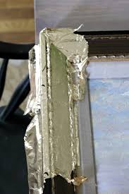 how to gold leaf a picture frame