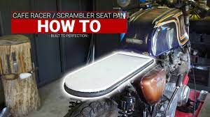 cafe racer scrambler seat pan