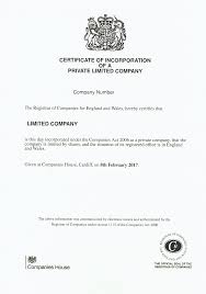 Sign documents) on behalf of the company. What Is A Certificate Of Incorporation Company Registration Certificate