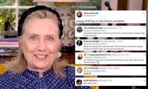 Choose the perfect birthday card for your family and friends among 1500 different designs. Hillary Clinton Mocked Over 2016 Birthday Future President Tweet Daily Mail Online