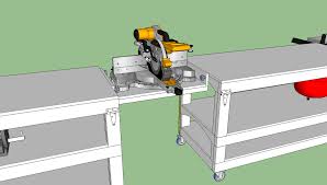 tommy s miter saw station with rolling