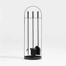 Black Arch Fireplace Tools Crate Barrel
