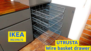utrusta wire basket drawer 60 cm for