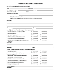 Printable Teacher Evaluation Form Medical Teaching Feedback
