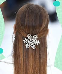 Down wedding hairstyles that are wavy with a natural touch (as opposed to perfectly lain curls with gobs of hairspray) are definitely the new trend, almost with a messy bohemian feel. Pretty Half Up Half Down Wedding Hairstyles For Brides