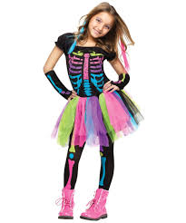 Funky Punky Bones Kids Costume Girls Costume