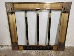 Fireplace Bifold Glass Doors Brass
