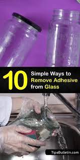 remove adhesive from gl