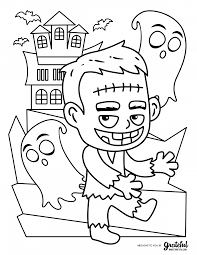 Halloween is a celebration which can be found in a number of countries on october 31, which dedicated to commemorate people who have died, including saints or saints (saints, hallows), martyrs, and all the faithful spirits. Free Halloween Coloring Pages For Kids Or For The Kid In You