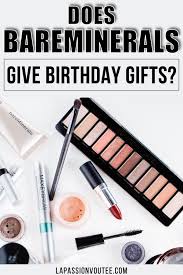 your free bareminerals birthday gift