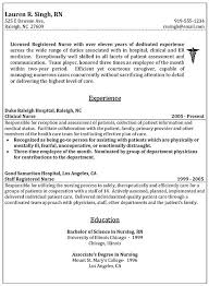 Clinical Nurse Rn Resume Example