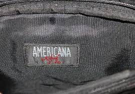 americana by sharif black woven clutch
