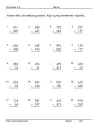 3 digit subtraction regrouping worksheet pdf. 2nd Grade Math Worksheets 3 Digit Addition With Regrouping
