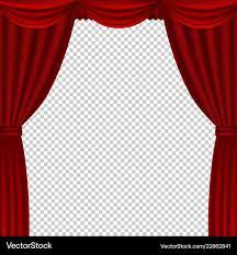 red theater curtains transpa
