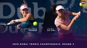 Hsieh had some sponsors before, but after she cut ties from the association, there's none. Highlights Angelique Kerber Vs Hsieh Su Wei R16 Dubai Duty Free Tennis Championships
