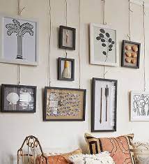 Easy Hanging Art Idea With Rope