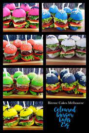 Coloured Burger Buns Melbourne gambar png