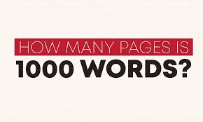 Remember that admissions committees are but there are certainly some don'ts. How Many Pages Is 1000 Words Word Count Tool