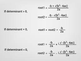 roots of a quadratic equation