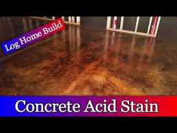 Acid Staining The Basement Floor