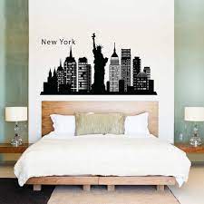 new york skyline city silhouette vinyl