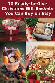 christmas gift baskets you can on etsy