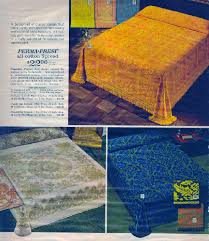 Throw on a cosy bedspread with warm colours for optimal snugness! It Came From The 1971 Sears Catalog More Bedspreads