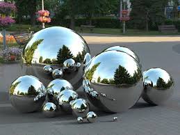 Stainless Steel Ball Sculpture With