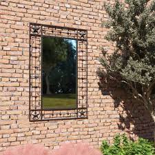 Vidaxl Garden Wall Mirror Rectangular