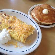 omlette with ermilk pancakes ihop
